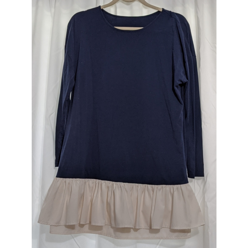 Knee Length Dress w/Ruffle